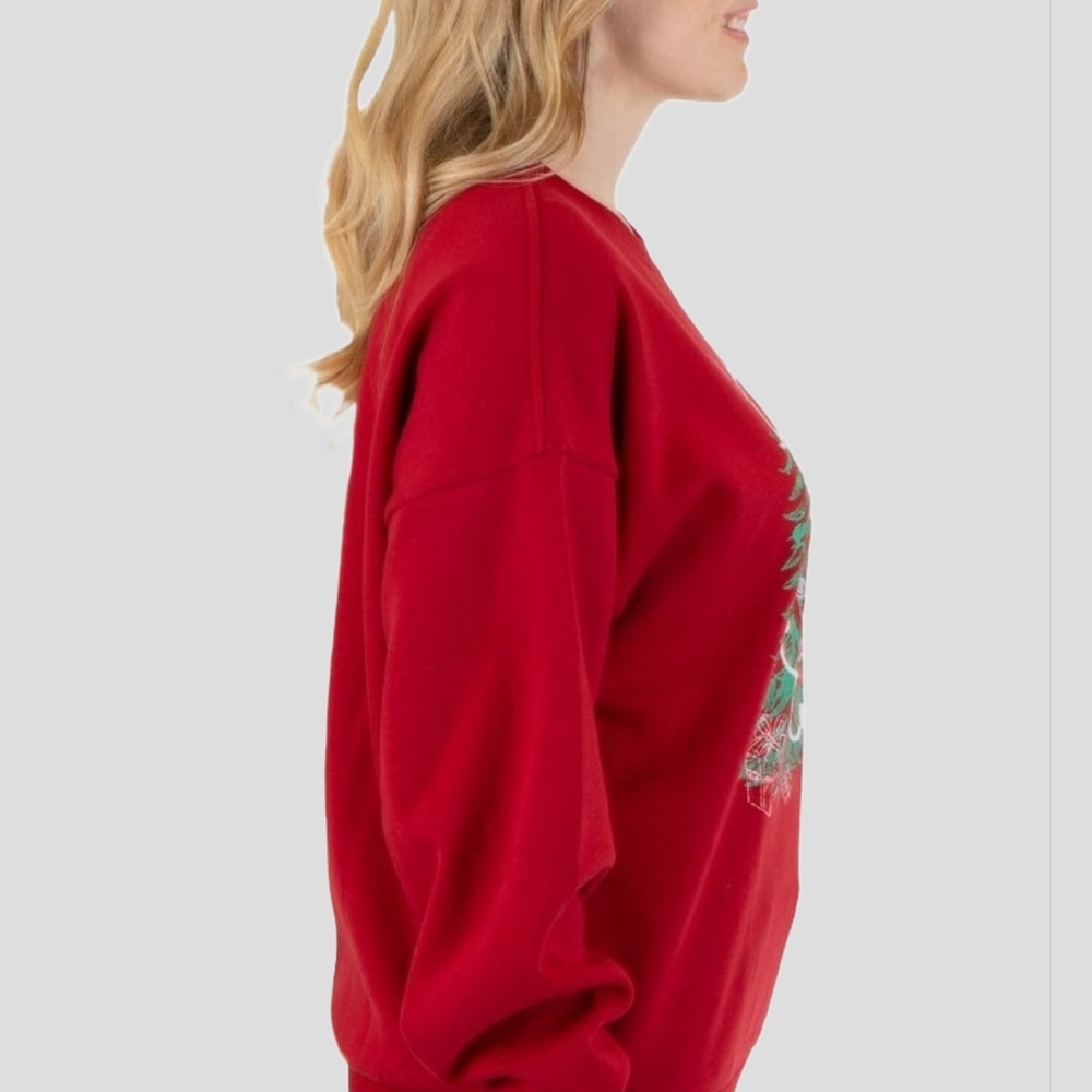 State of Mind Unisex Red Holiday Sweater - Picture 3 of 6